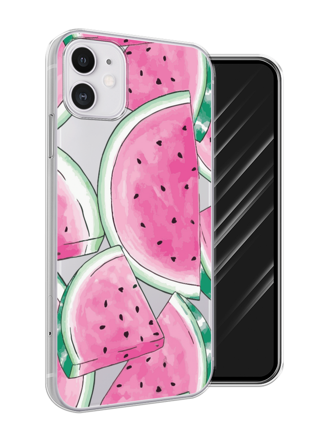 

Чехол Awog на Apple iPhone 11 / Айфон 11 "Акварельные арбузы", Разноцветный, 12150-10