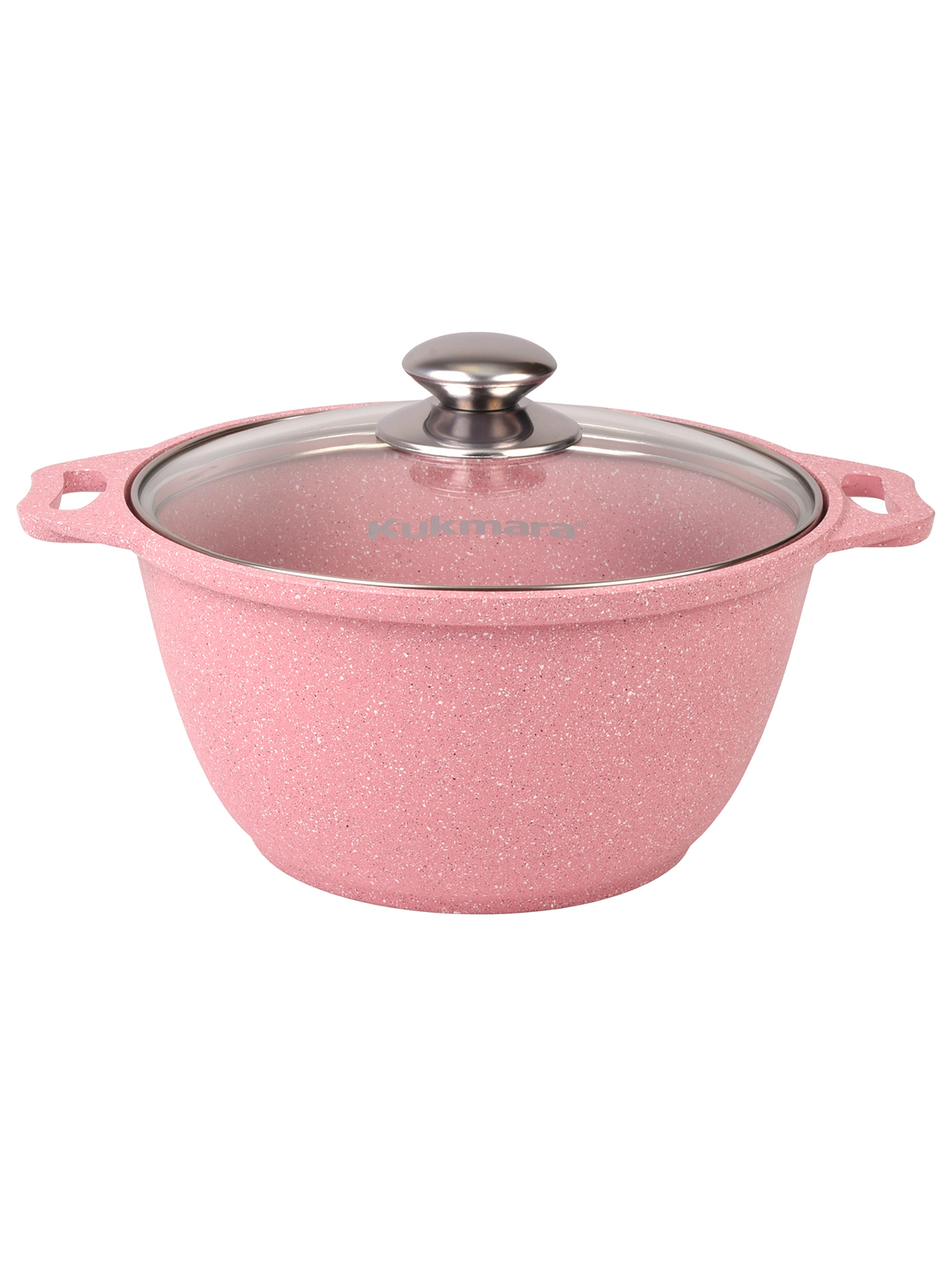 

Кастрюля с крышкой Kukmara Trendy style антипригарная 2 л, Розовый