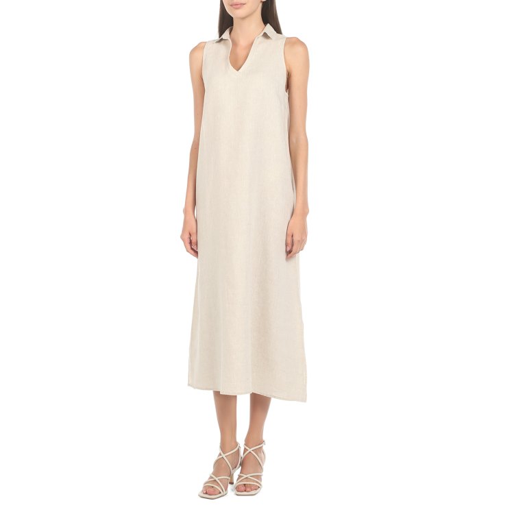 

Платье женское Maison David DRESS-2 бежевое S, Бежевый, DRESS-2