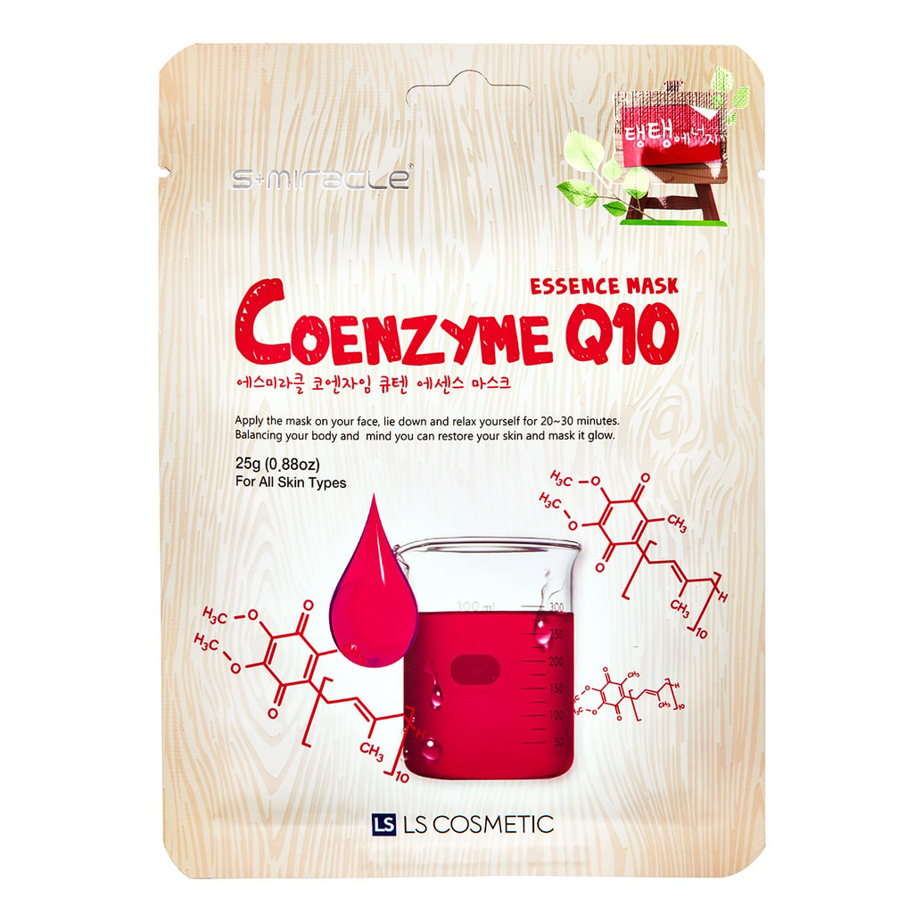 Маска для лица LS Cosmetic Coenzyme Q10 восстанавливающая 25 г