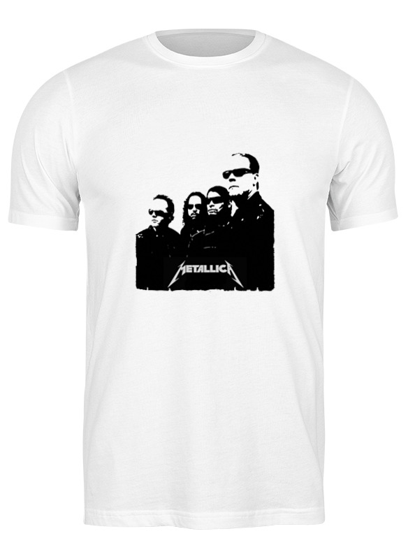 

Футболка мужская Printio Metallica белая XL, Белый, Metallica