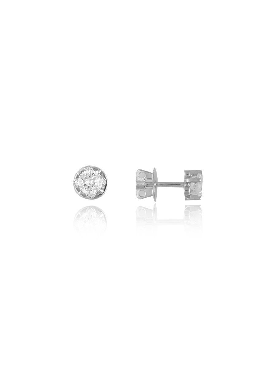 

Серьги-пусеты из серебра с фианитом TOP CRYSTAL 40455083, 40455083