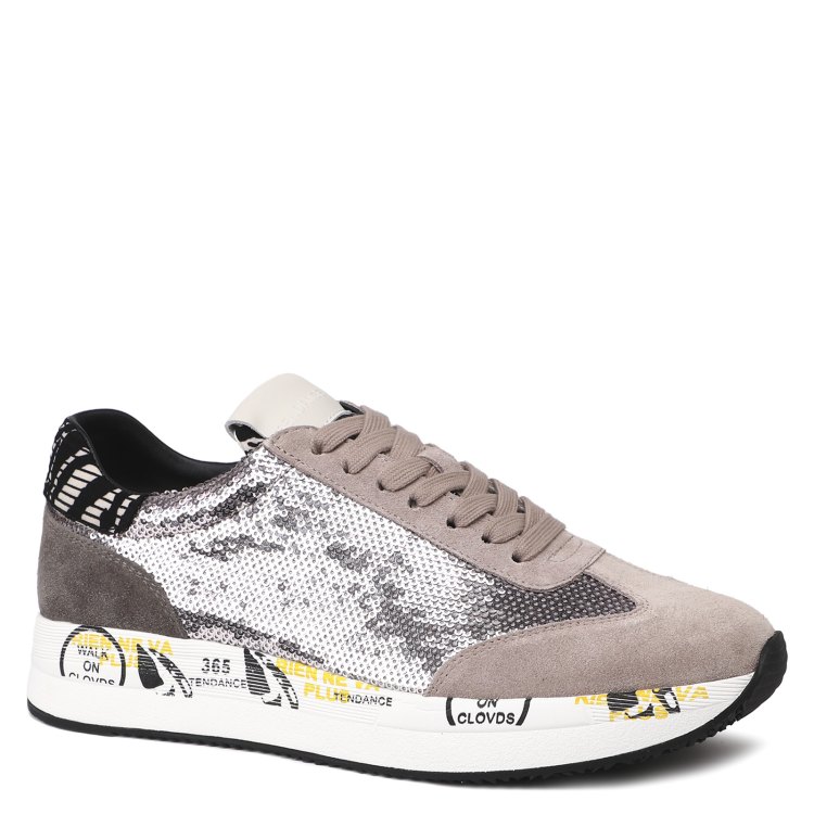

Кроссовки женские Tendance GLC3870-01 серебристые 37 EU, Серебристый, GLC3870-01