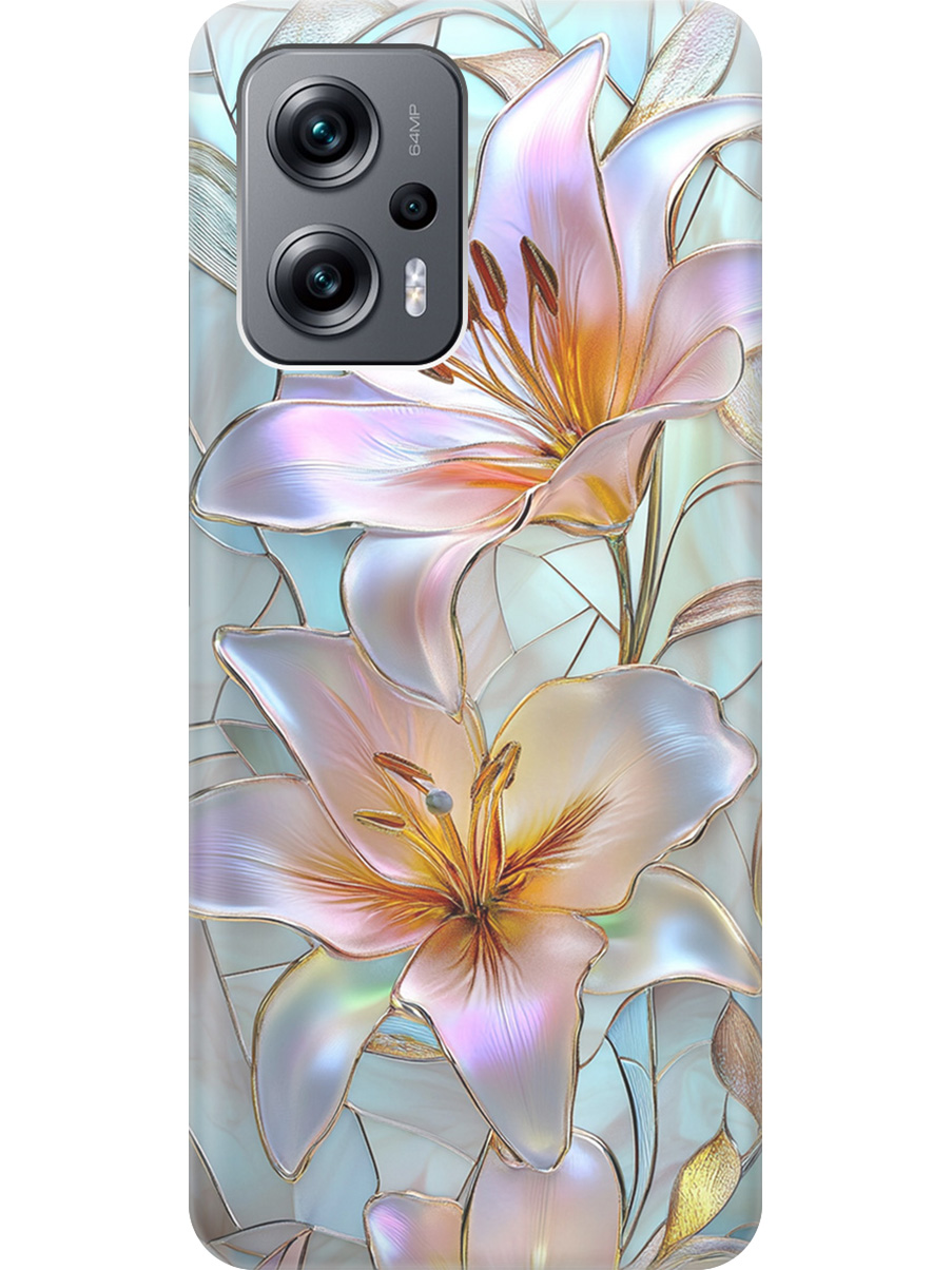 

Силиконовый чехол на Poco X4 GT, Xiaomi Redmi Note 11T Pro/11T Pro+ с принтом 860738, Прозрачный;белый;голубой;розовый, 740187723