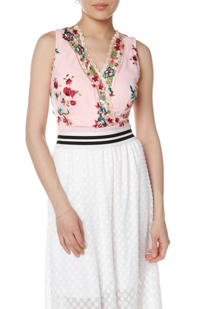 

Боди женское Norah&Olivia BB7630 розовое one size, BB7630