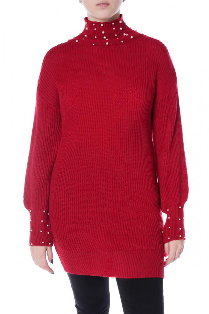 

Свитер женский Norah&Olivia BB810 красный one size, BB810