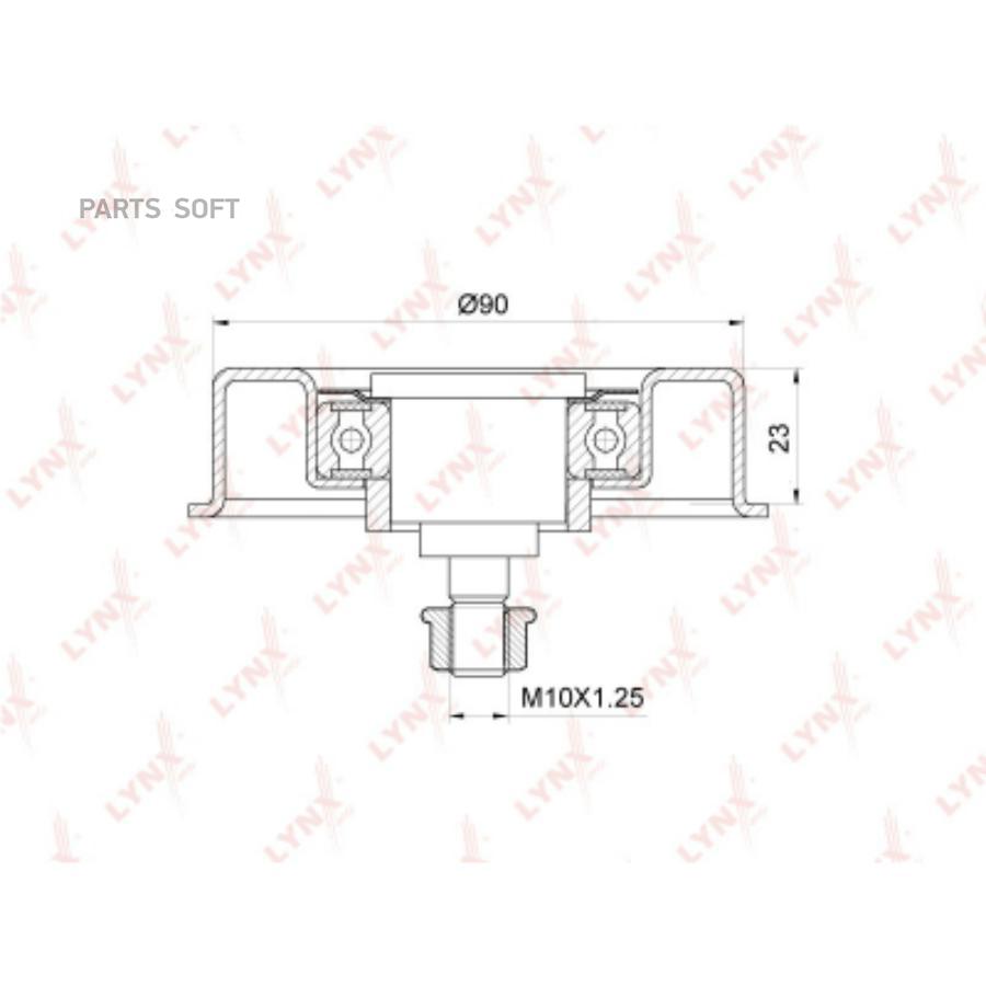 

Ролик Натяжной Навесного Оборудования Pb-5084 Nsii0009539786 LYNXauto арт. PB5084