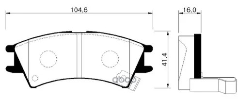 Колодки Тормозные Дисковые Передн Hyundai: Atos 97-01 HSB арт. HP0001