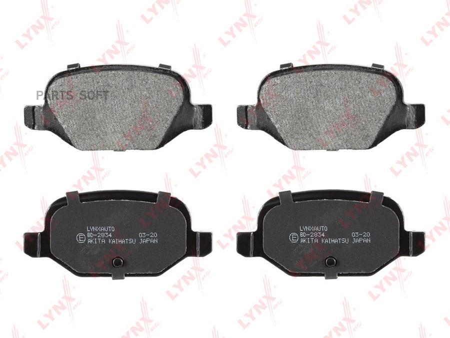 

Тормозные колодки LYNXauto задние BD-2834