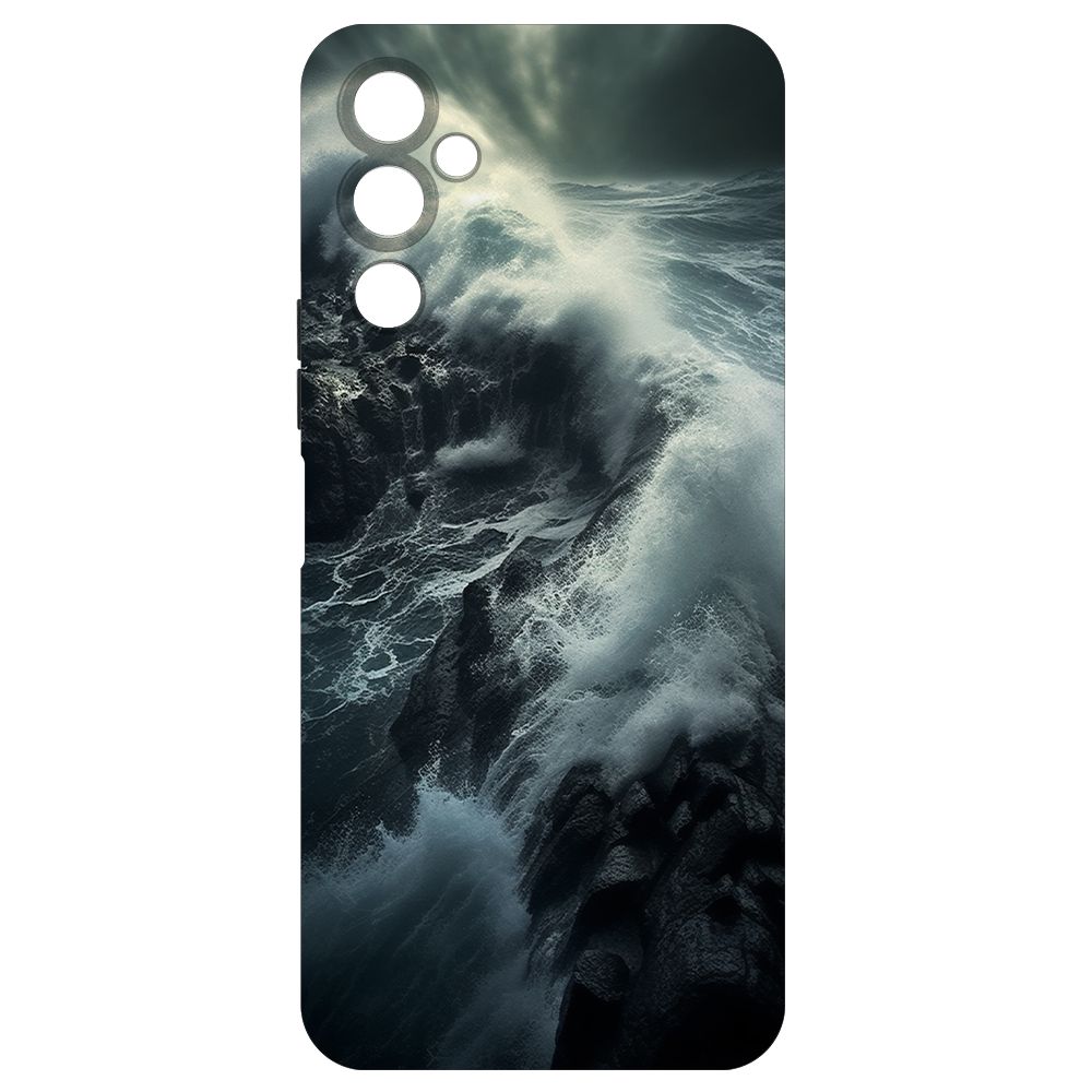 

Чехол-накладка Krutoff Soft Case Шторм для Tecno Pova 4 черный