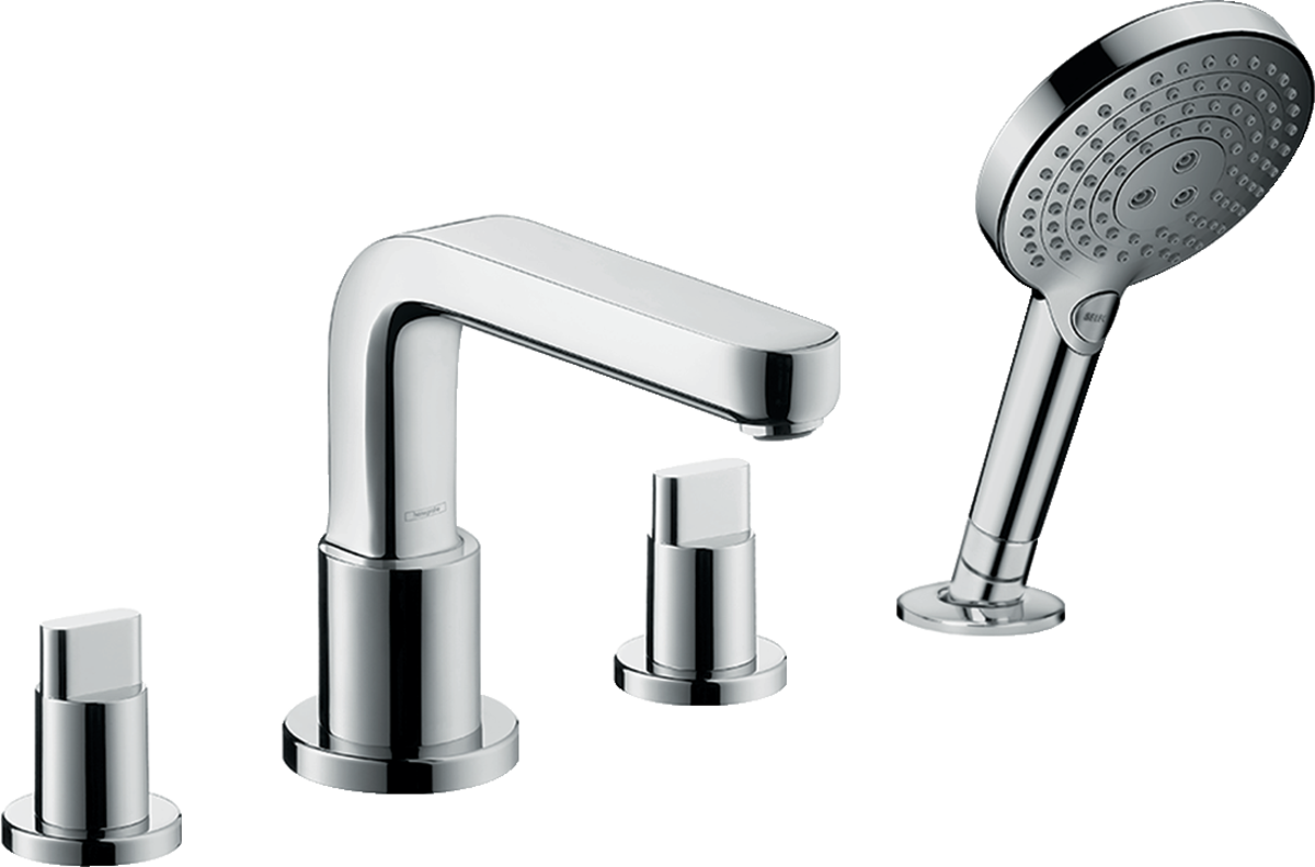 фото Смеситель на край ванны hansgrohe metris s 31443000, хром