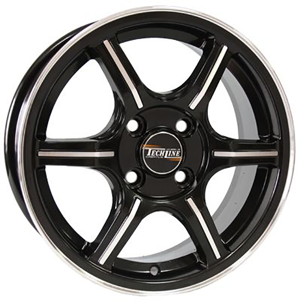 фото Колесный диск tech line 433 bl 5.5x14/4x100 et38 d67.1