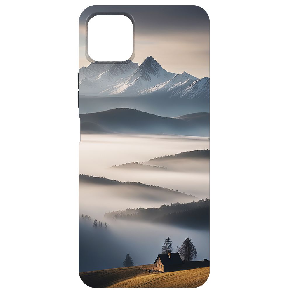 

Чехол-накладка Krutoff Soft Case Туман для Wiko T3 черный