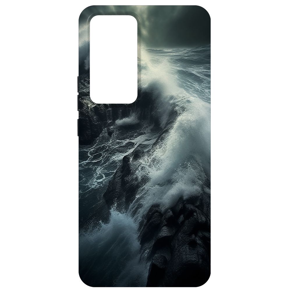 

Чехол-накладка Krutoff Soft Case Шторм для Xiaomi 12T Pro черный