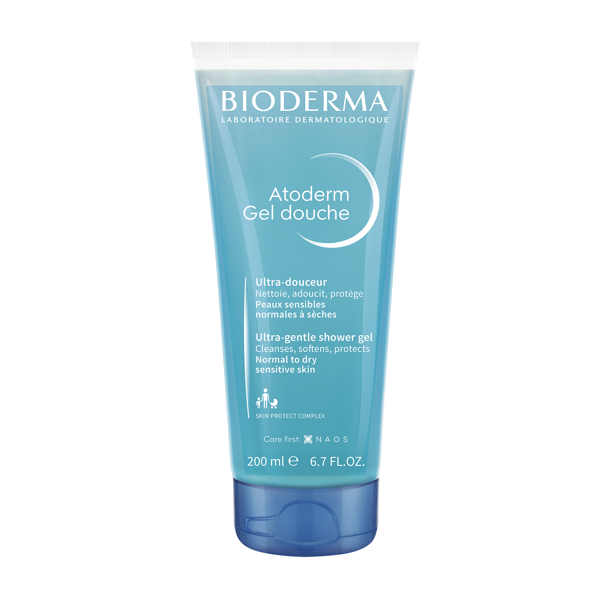 Гель для лица и тела Bioderma Atoderm очищающий, для сухой и чувствительной кожи, 200 мл