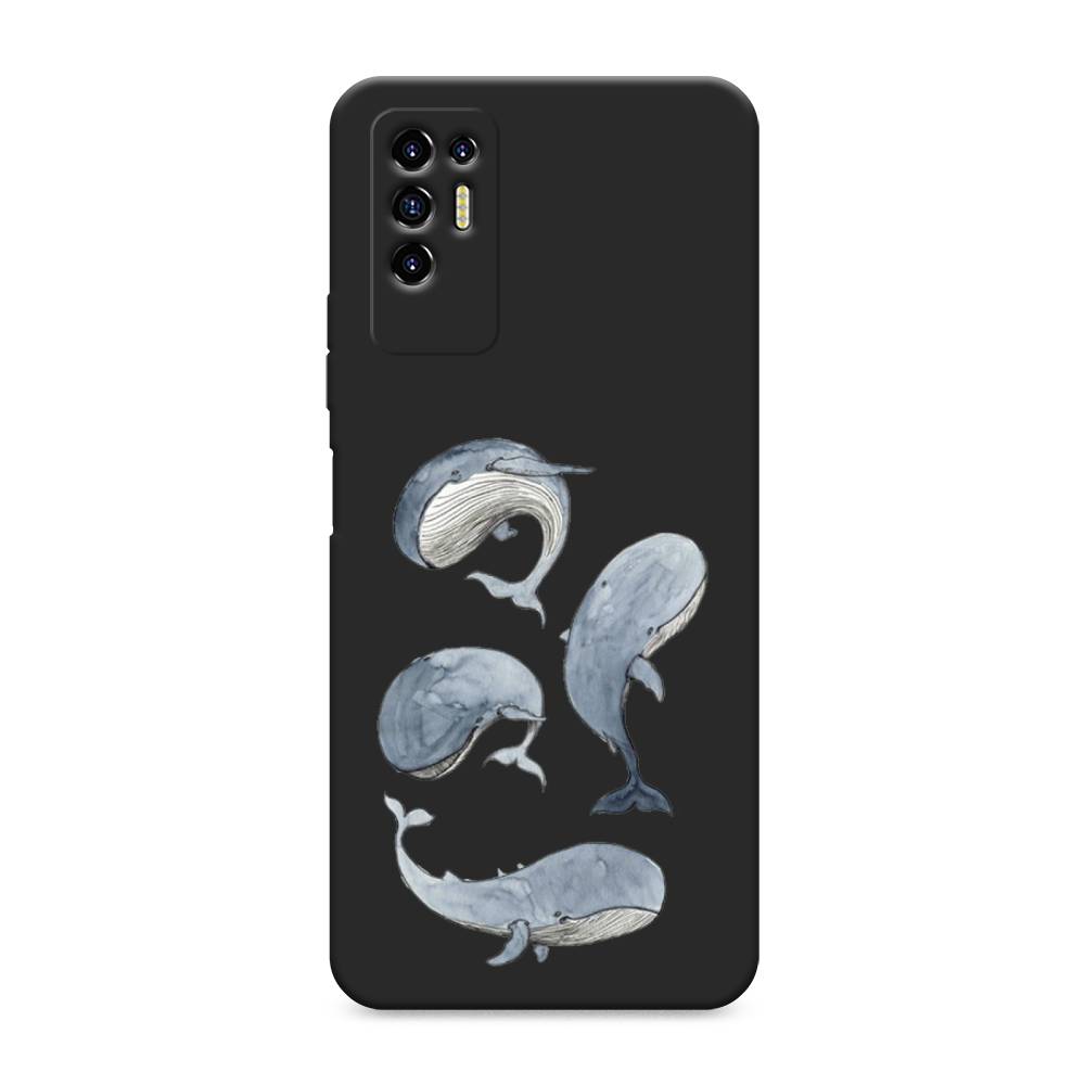 

Чехол Awog на Tecno Pova 2 "Киты", Разноцветный, 300552-1