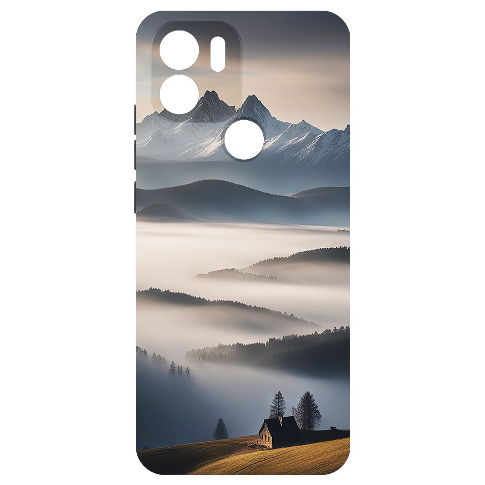 

Чехол-накладка Krutoff Soft Case Туман для Poco C51 черный
