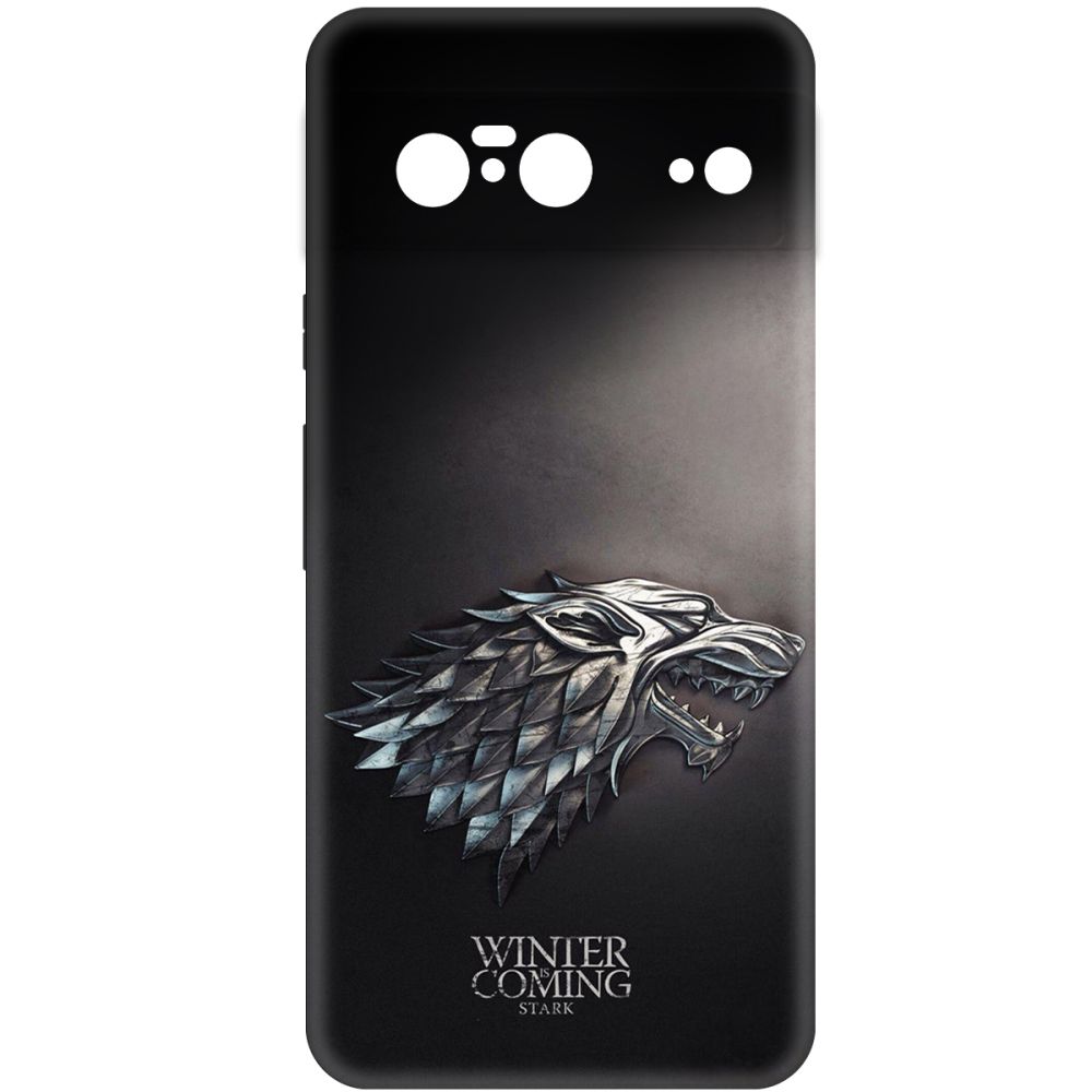

Чехол-накладка Krutoff Soft Case Игра Престолов. Зима Близко для Google Pixel 8 черный