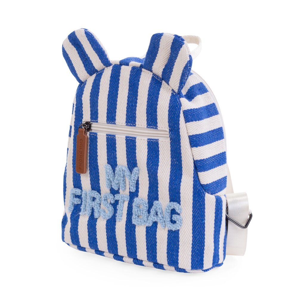 Рюкзак детский для девочек CHILDHOME MY FIRST BAG, голубой, белый