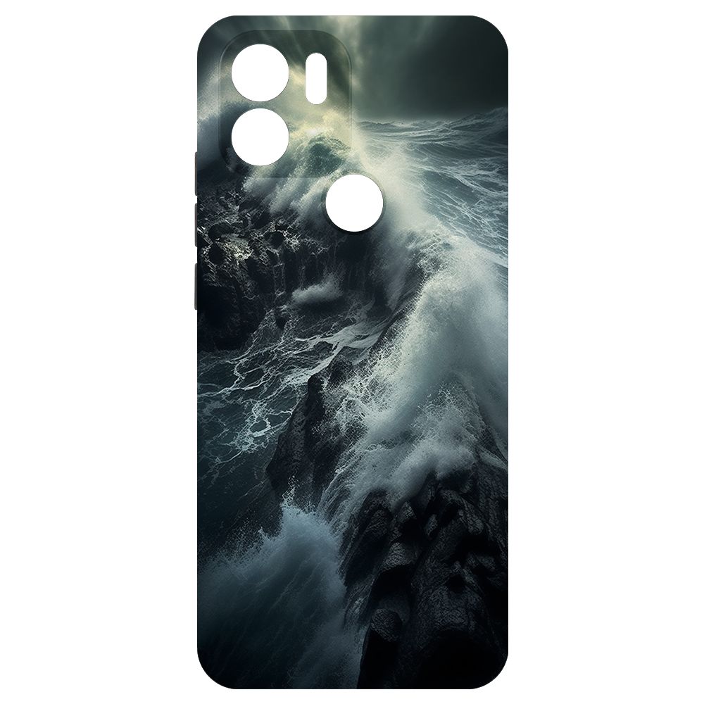 

Чехол-накладка Krutoff Soft Case Шторм для Poco C51 черный