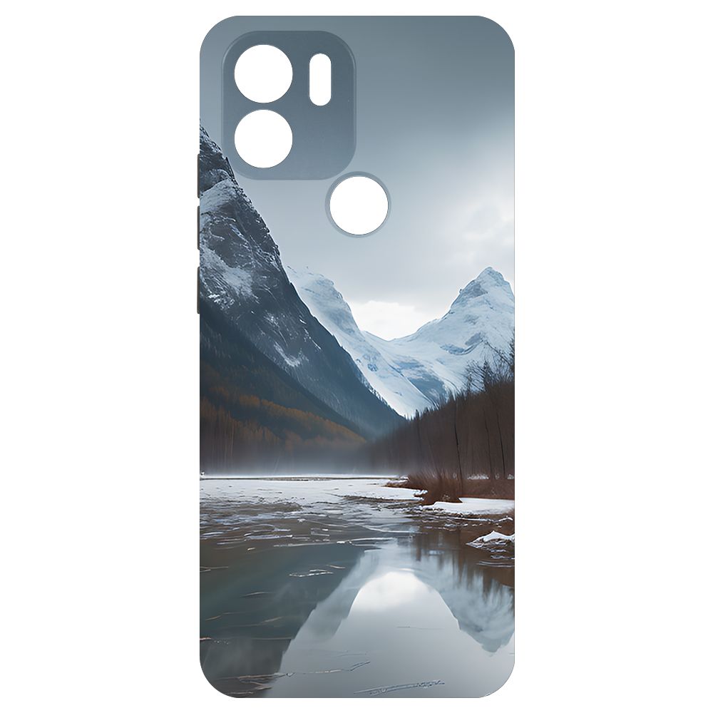 

Чехол-накладка Krutoff Soft Case Весенняя оттепель для Poco C51 черный