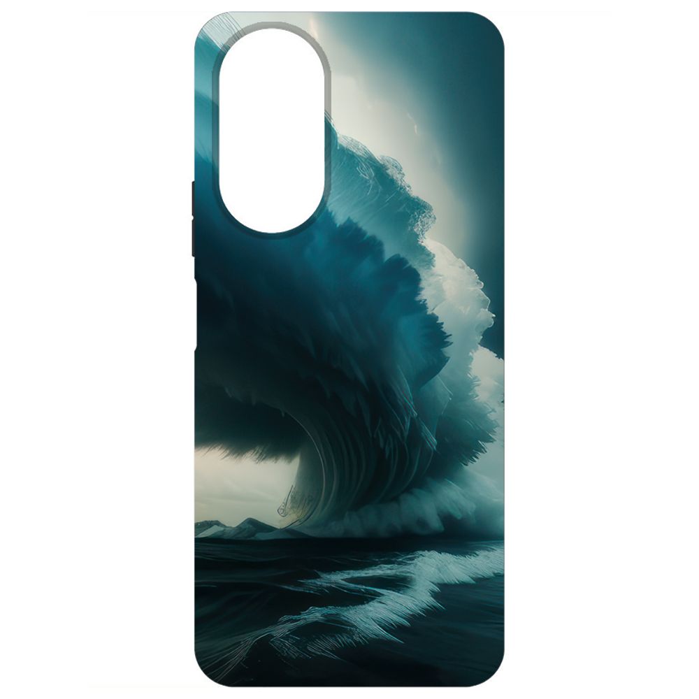 

Чехол-накладка Krutoff Soft Case Торнадо для Honor X7 черный