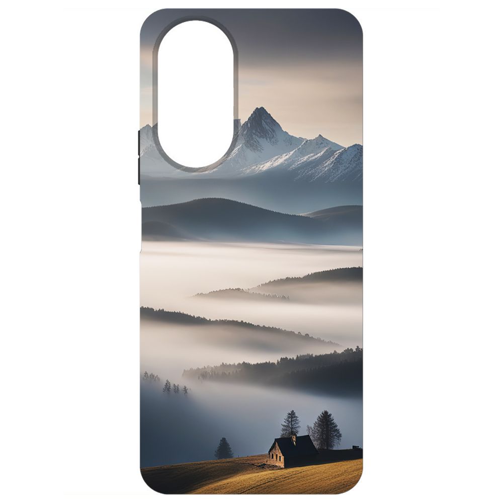 

Чехол-накладка Krutoff Soft Case Туман для Honor X7 черный