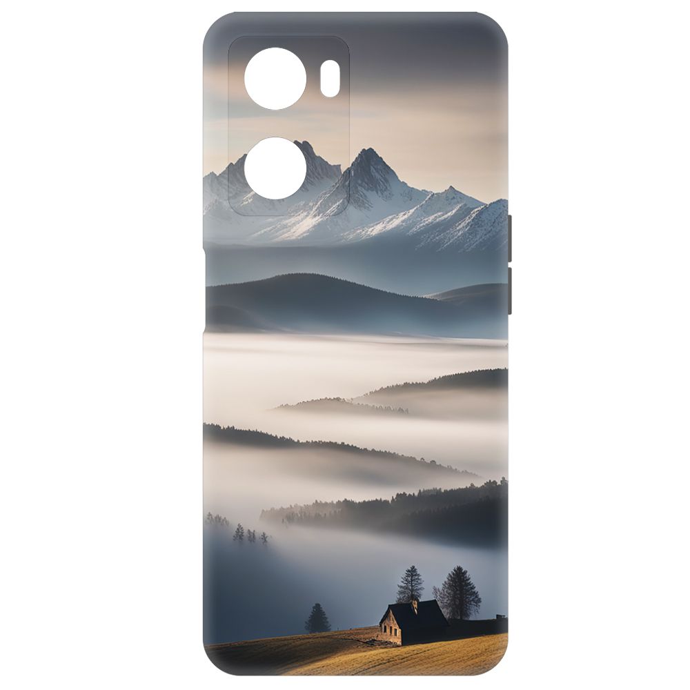 

Чехол-накладка Krutoff Soft Case Туман для Oppo A57 черный