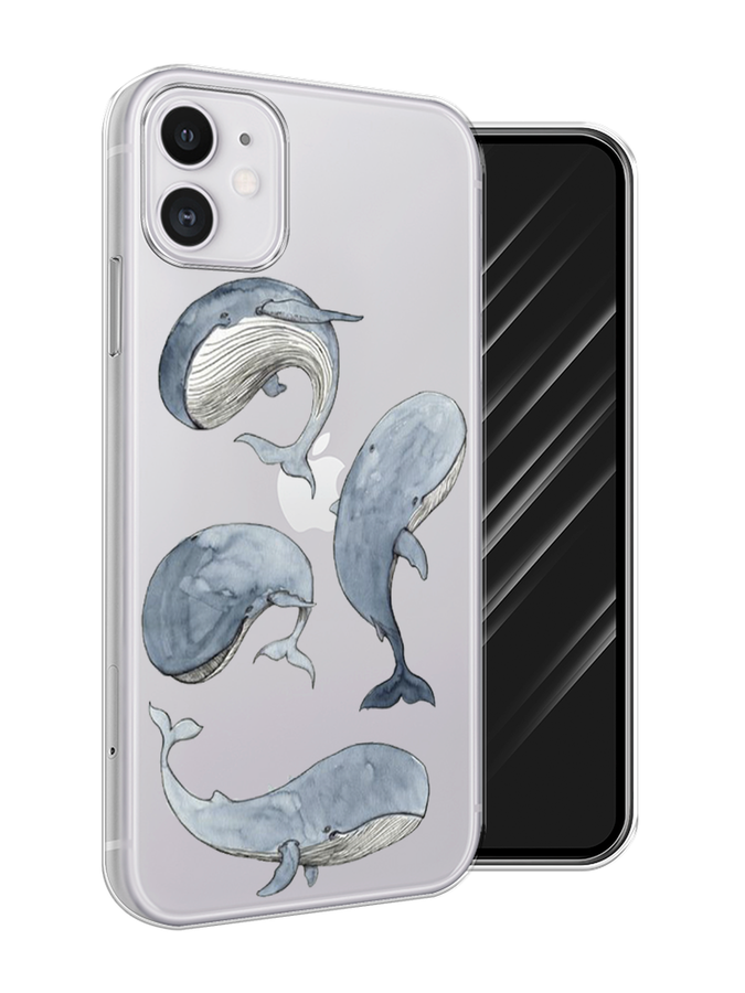 

Чехол Awog на Apple iPhone 11 / Айфон 11 "Киты", Разноцветный, 12150-1