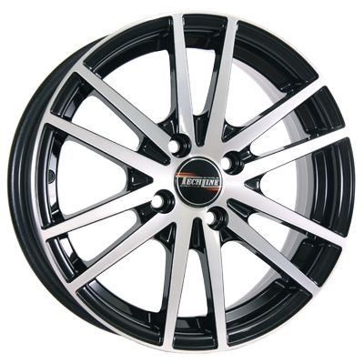 

Колесный диск R15 4x100 6J ET45 D67,1 Tech-Line 535 BD, Черный;серебристый