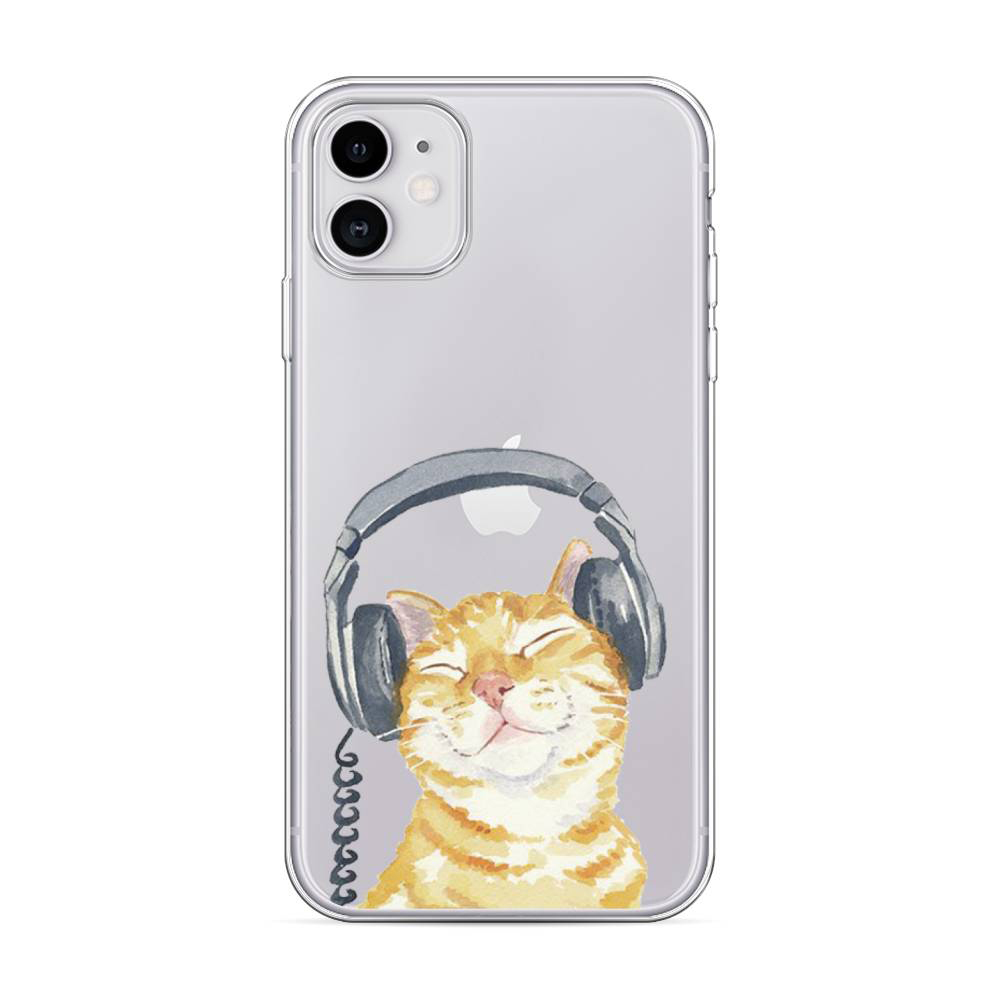 

Чехол Awog для Apple iPhone 11 "Кот меломан"