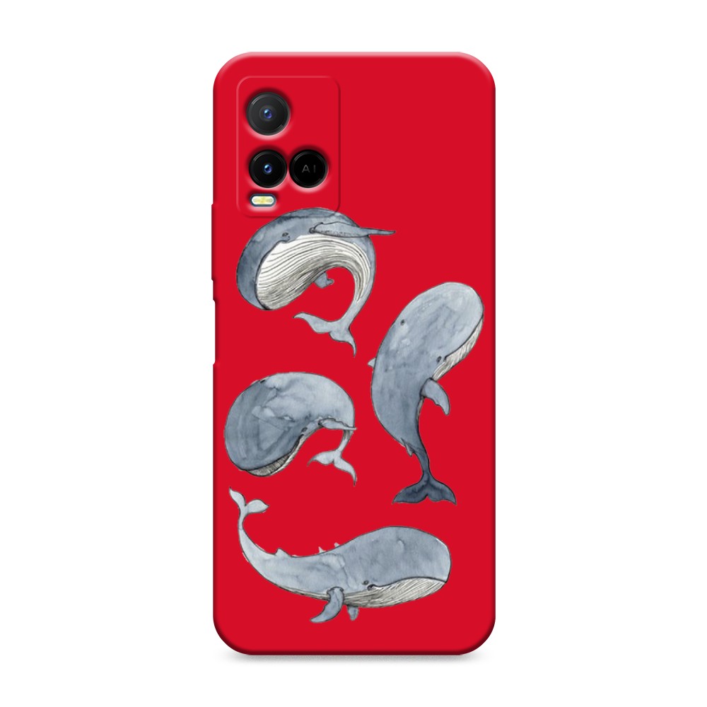 

Чехол Awog на Vivo Y33s/Y21 "Киты", Разноцветный, 265053-1