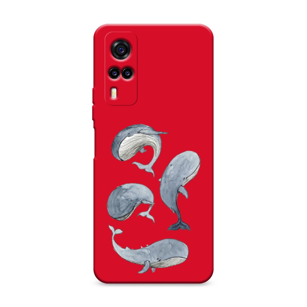 

Чехол Awog на Vivo Y31/Y53s 4G "Киты", Разноцветный, 263753-1