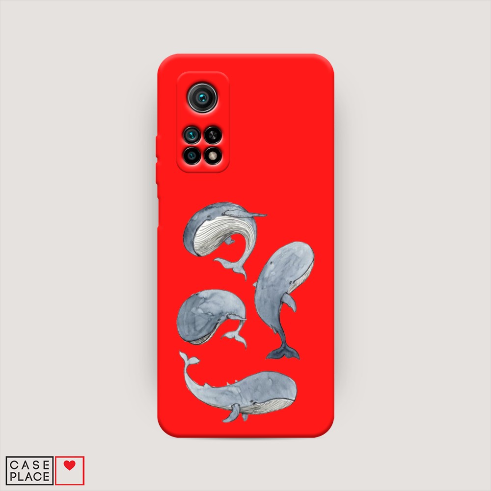 

Чехол Awog на Xiaomi Mi 10T/Mi 10T Pro "Киты", Разноцветный, 39353-1