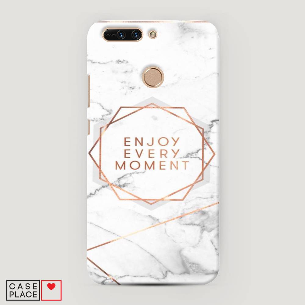 

Чехол Awog "Enjoy every moment мрамор" для Honor 8 Pro, 61020-5