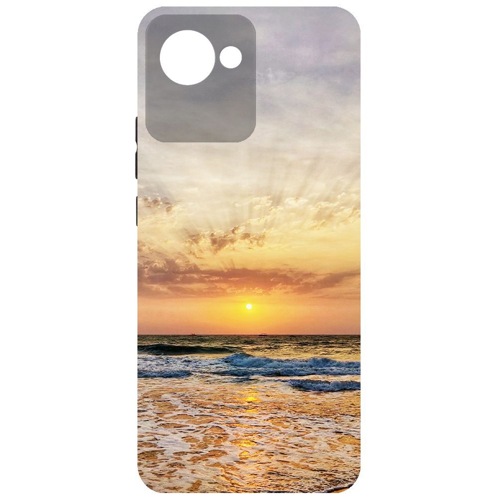 

Чехол-накладка Krutoff Soft Case Индия, Пляжи Гоа для Realme C30 черный