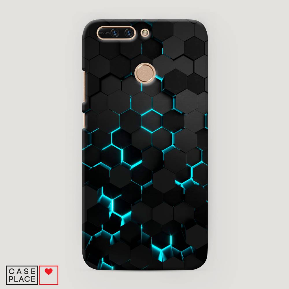 

Чехол Awog "Соты бирюзовые" для Honor 8 Pro, 61020-2