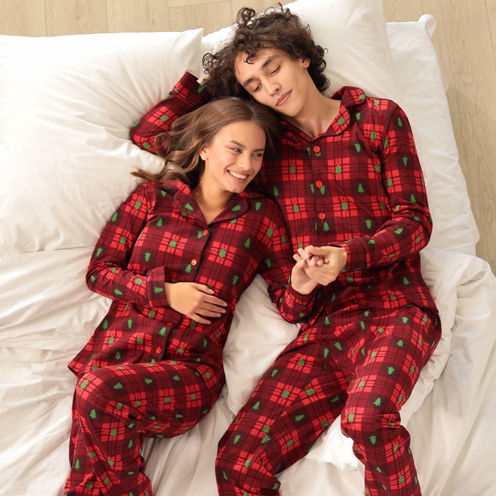 Пижама мужская KAFTAN 10610252 красная 48 RU