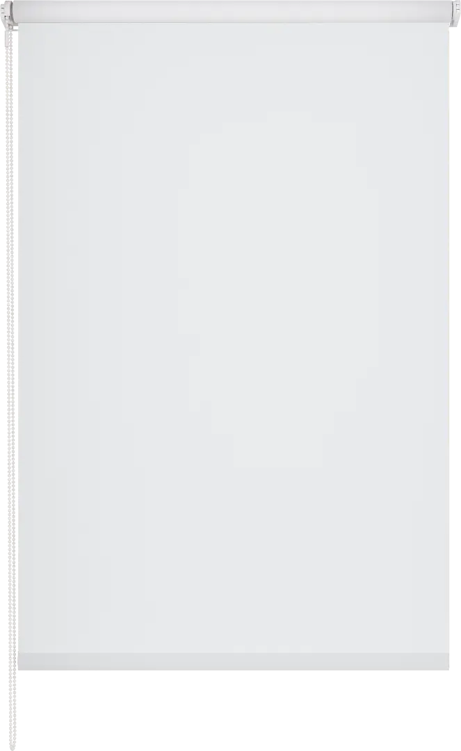 Штора рулонная блэкаут Midnight 60x175 см белая