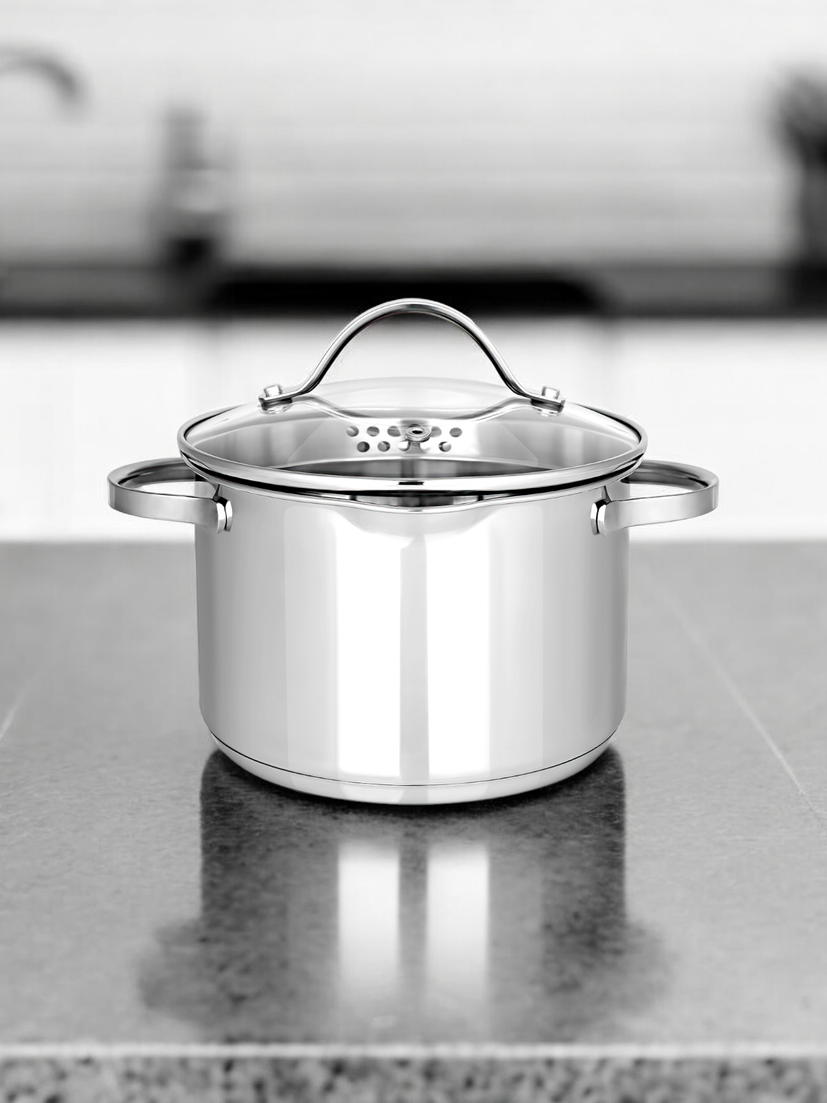 

Кастрюля с крышкой Appetite Prime, нержавеющая сталь, 2,7 л, Серебристый