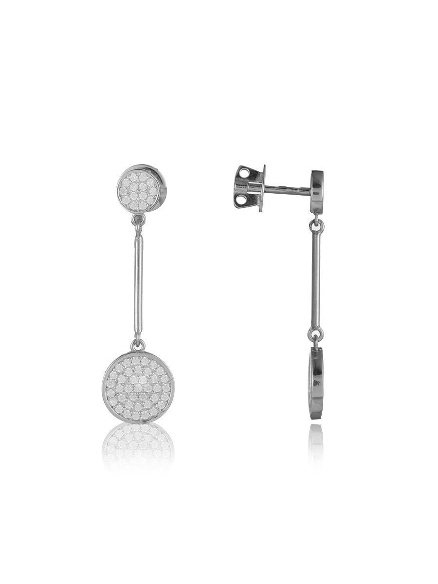 

Серьги женские из серебра TOP CRYSTAL 40455366 фианит, 40455366