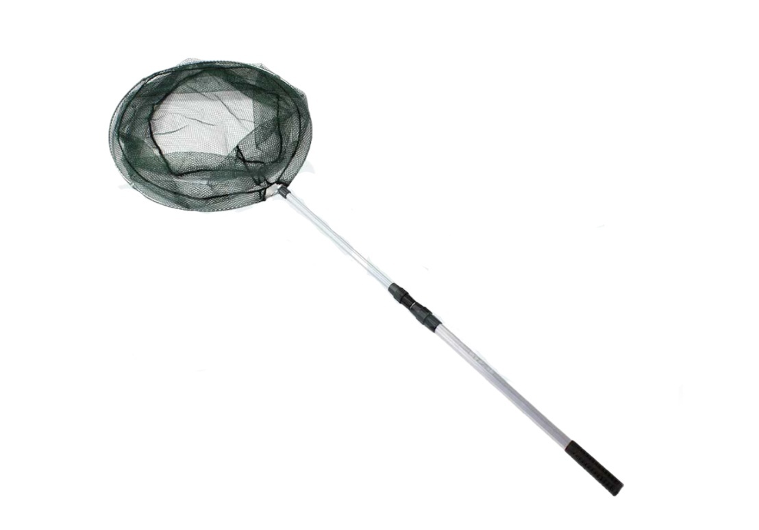

Подсак рыболовный/сачок капроновый разборный ,составной,телескопический- круглый 40 см, Зеленый