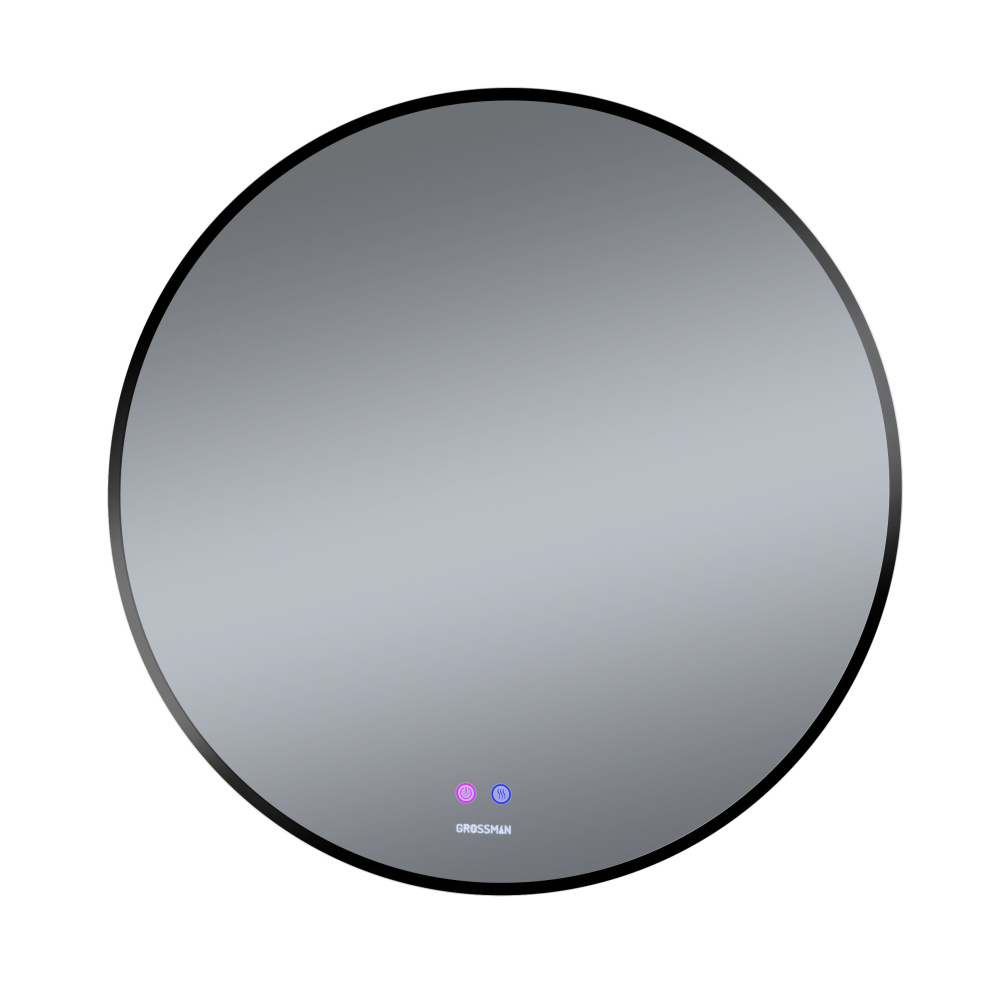 Зеркало Grossman COSMO-норма BLACK (800*800*45) LED 1980802