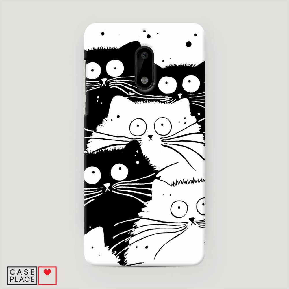 

Чехол Awog "Коты черно-белые" для Nokia 6, 120320-1