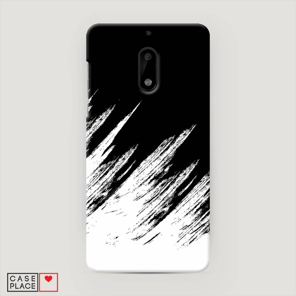 

Чехол Awog "Черно белые брызги" для Nokia 6, 120320-2