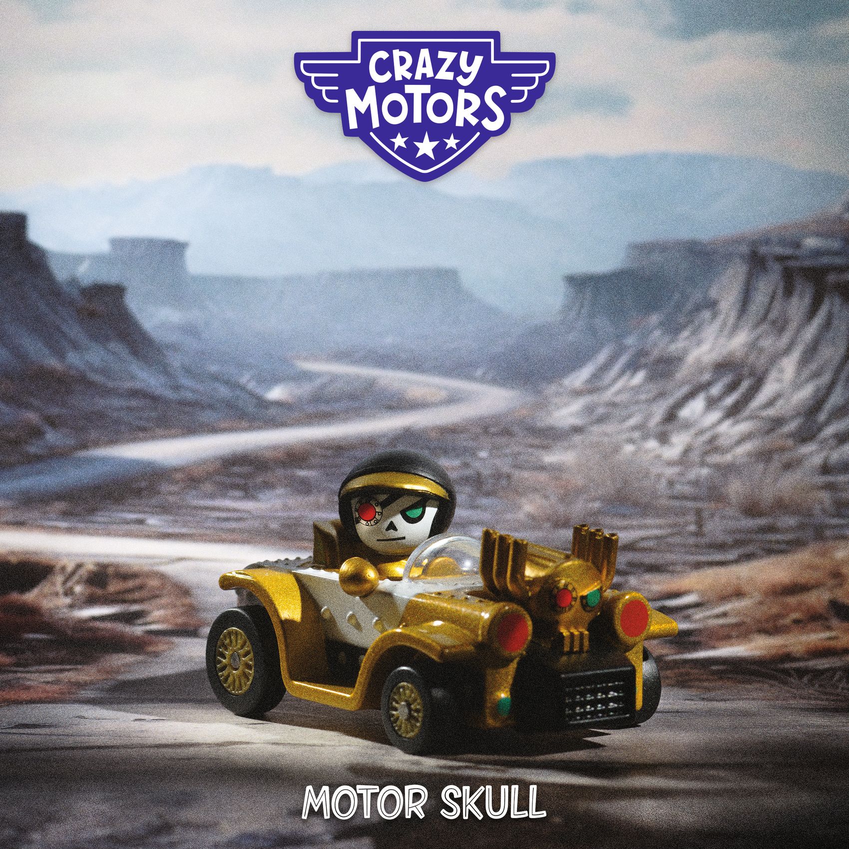 

Машинка Djeco Железный череп серии Crazy Motors, Железный череп