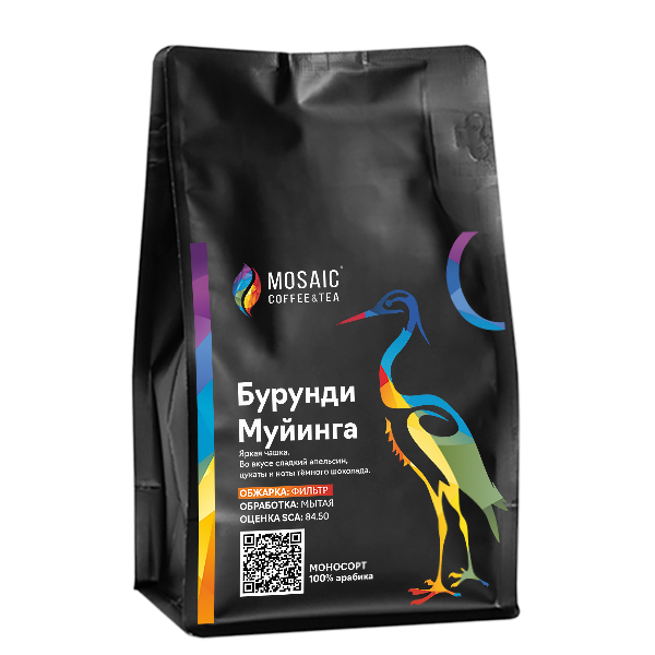 

Кофе в зернах MOSAIC coffee & teа Бурунди Муйинга обжарка под фильтр, 1000 г