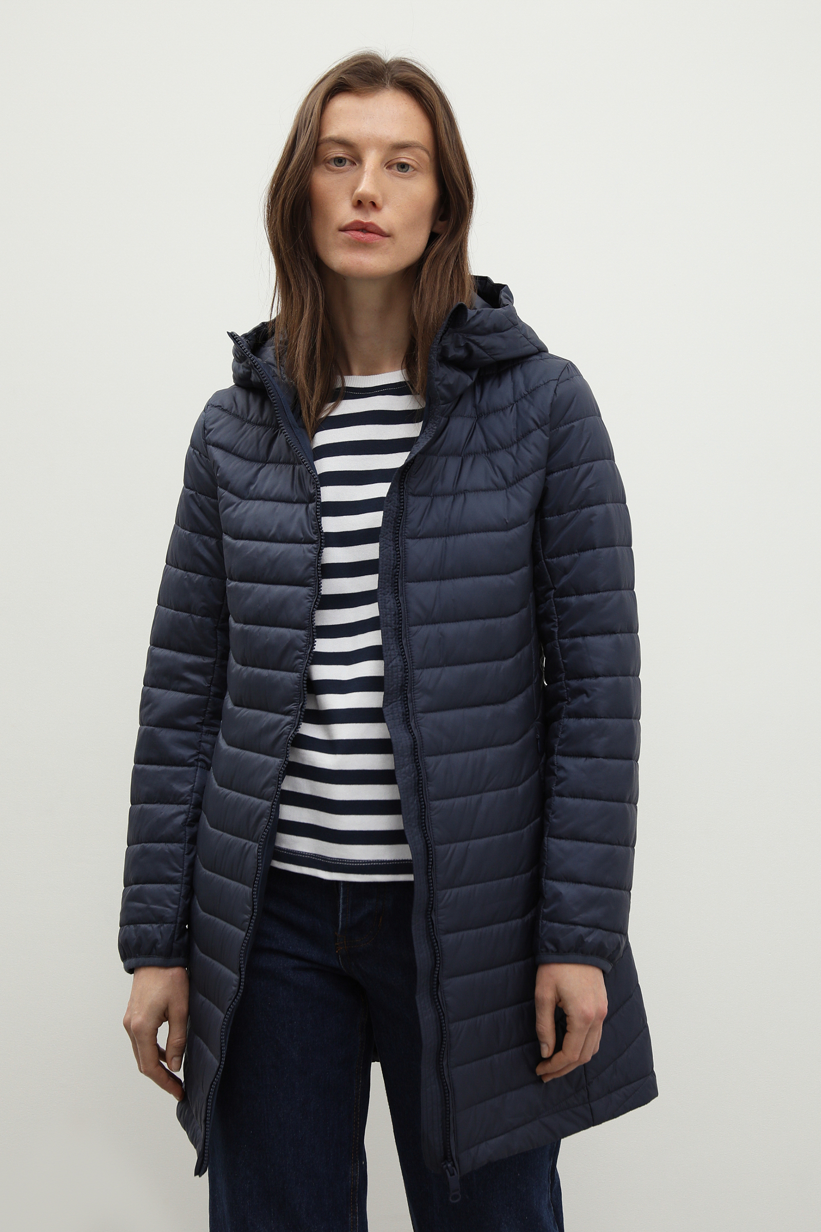 

Куртка женская Finn Flare FBD11075 синяя 2XL, FBD11075