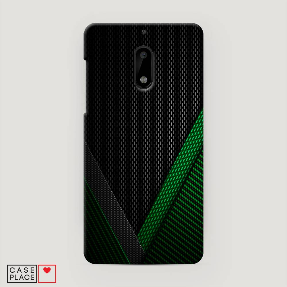

Чехол Awog "Зеленый карбон" для Nokia 6, 120320-2