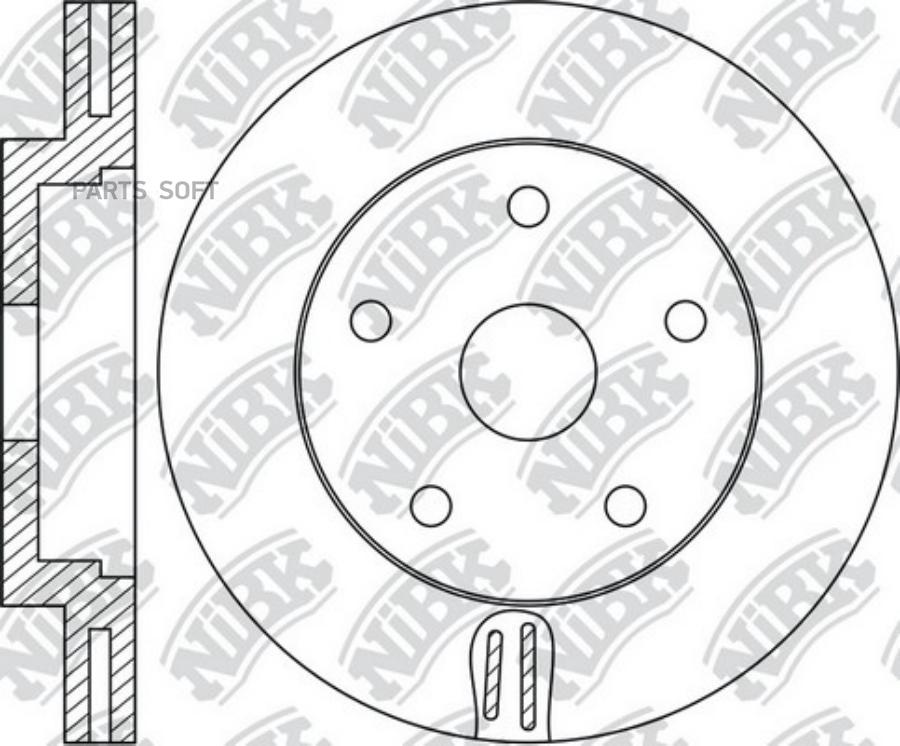 

NIBK RN1690 Диск тормозной 1шт